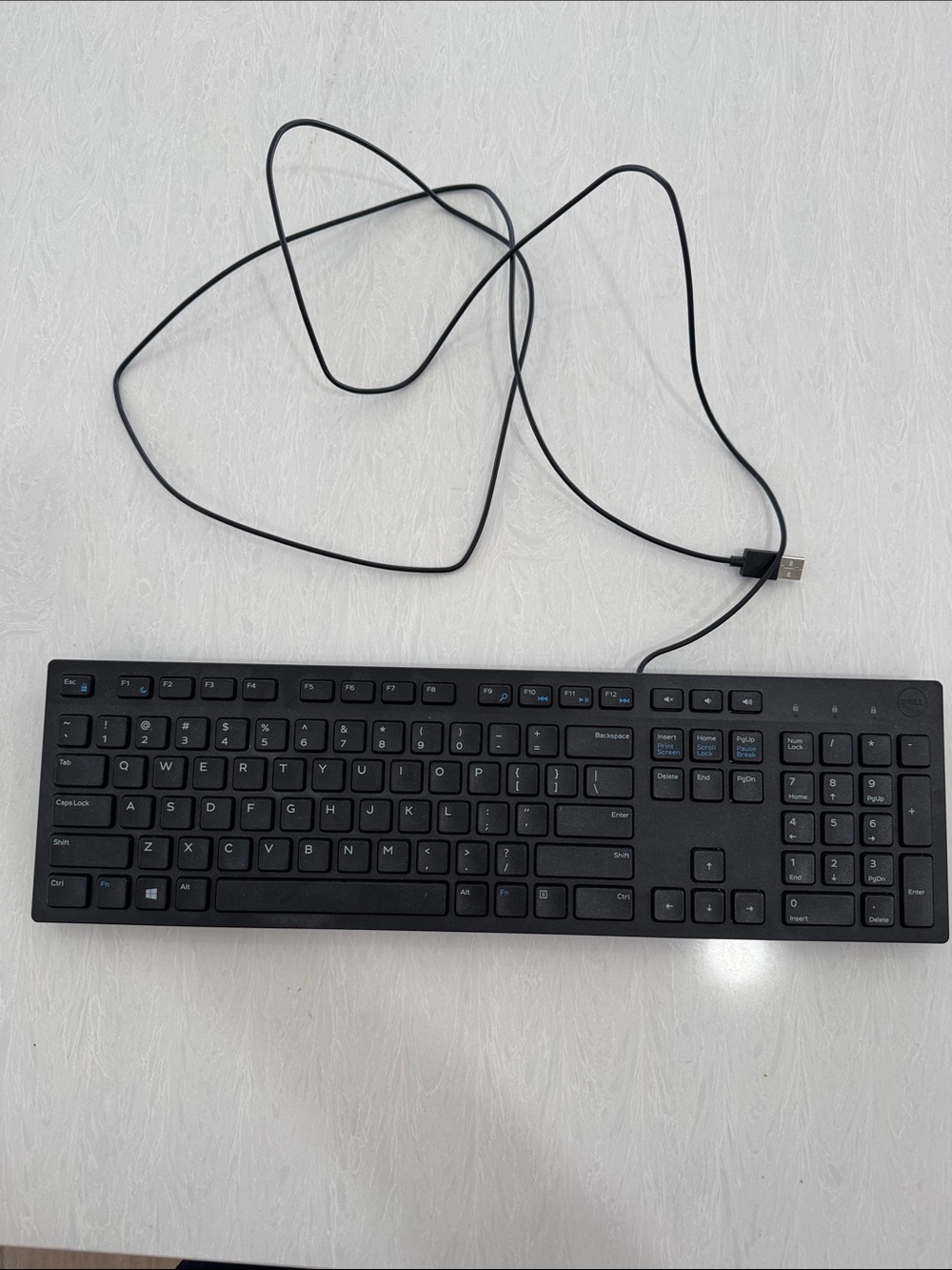Dell Wired Keyboard - Black KB216 Wired Black USB Keyboard